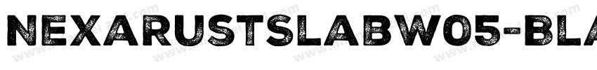 NexaRustSlabW05-Black Regular字体转换